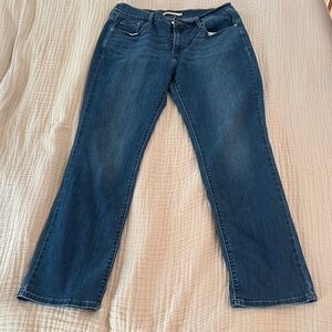 Levi's 505 Blue Straight Leg Women's Jeans Size 12